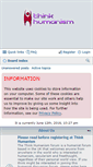 Mobile Screenshot of forum.thinkhumanism.com