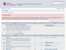 Tablet Screenshot of forum.thinkhumanism.com